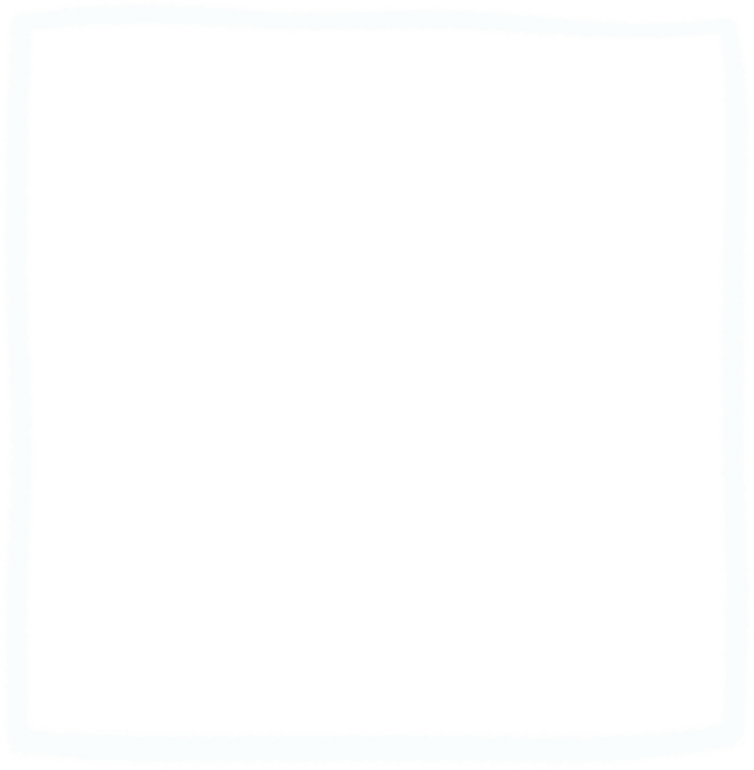 Chalk Doodle Square Shape